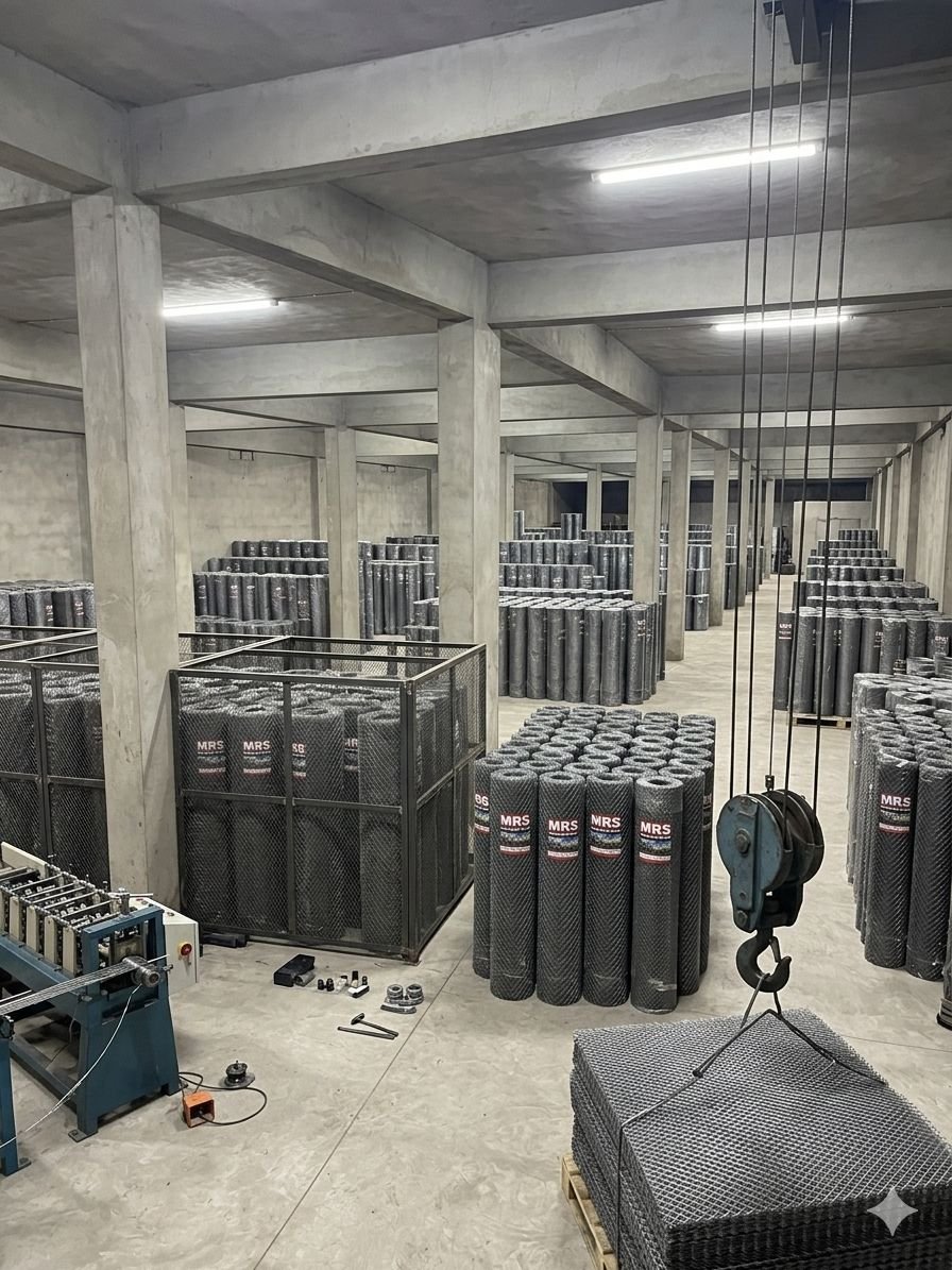 Expanded Metal Fencing Panel - Industrial Security